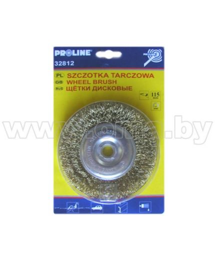 PROLINE Щетка дисковая 75мм, из канилированной латунной проволоки