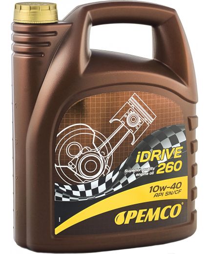 Моторное масло PEMCO iDRIVE 260 10W-40 SN/CF 5л ESTER Фото 3