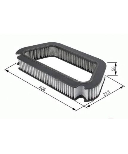 BOSCH Фильтр салонный (без рамки)