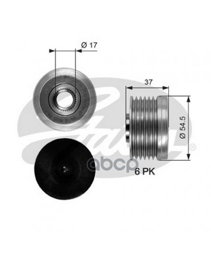 GATES Шкив генератора