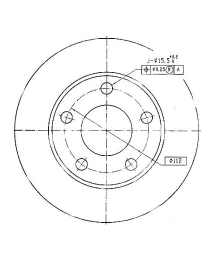 Patron Тормозной диск задний