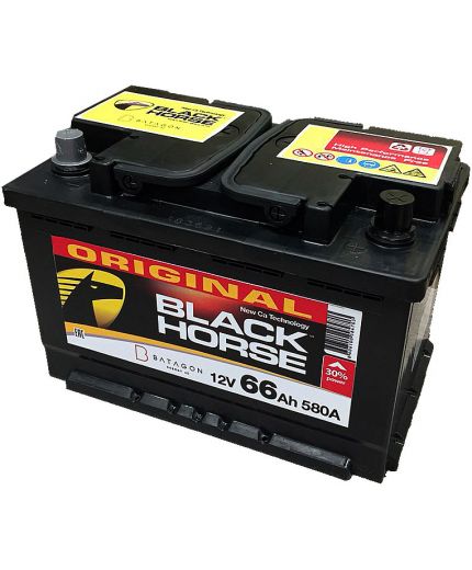 BLACK HORSE Аккумулятор BH66.0 R 580А (66 А/ч)
