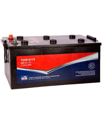 AD Аккумулятор 725012115 1150А (225 А/ч)