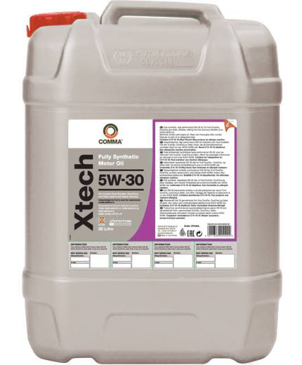 Моторное масло COMMA Xtech 5W-30 20л Фото 2