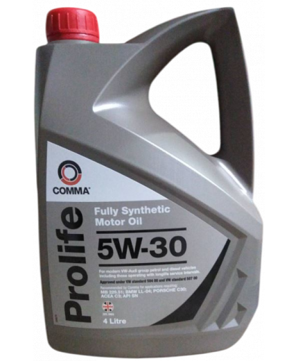Моторное масло COMMA PROLIFE 5W-30 4л Фото 2