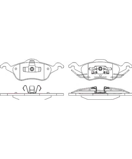 Patron Колодки дисковые передние