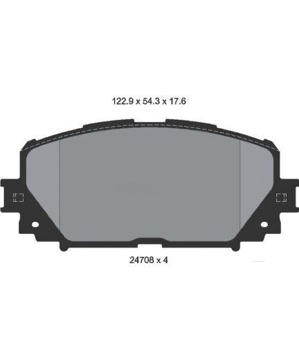Textar Колодки дисковые задние