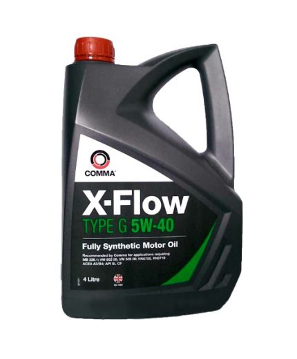 Моторное масло COMMA X-FLOW TYPE G 5W-40 4л Фото 2