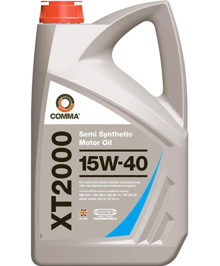 Моторное масло COMMA XT2000 15W-40 4л Фото 2