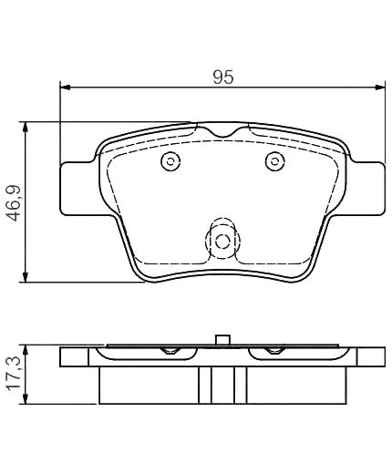 BOSCH Колодки дисковые Фото 3