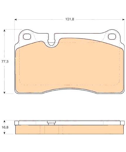 TRW Колодки дисковые Фото 3