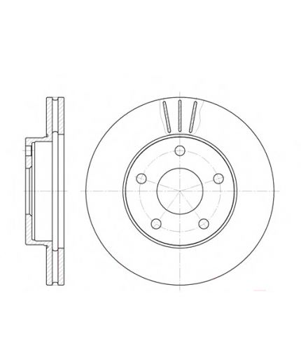REMSA Тормозной диск