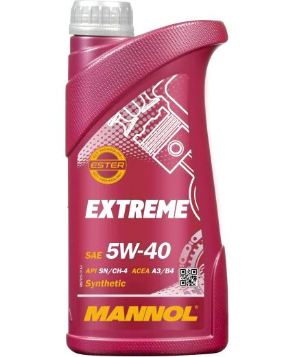 Моторное масло MANNOL Extreme 5W-40 SN/CH-4 ESTER 1л Фото 2