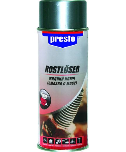 Смазка PRESTO Смазка с MoS2 жидкий ключ 400мл