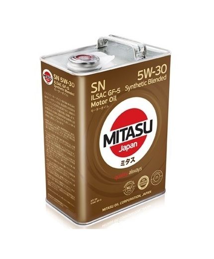 Моторное масло MITASU MOTOR OIL 5W-30 5л Фото 2