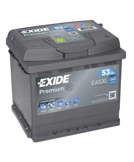 EXIDE Аккумулятор Premium EA530 540А (53 А/ч)