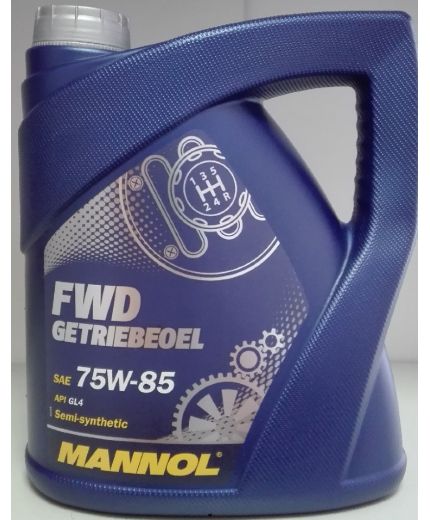 Трансмиссионное масло MANNOL FWD 75W-85 GL-4 4л Фото 2
