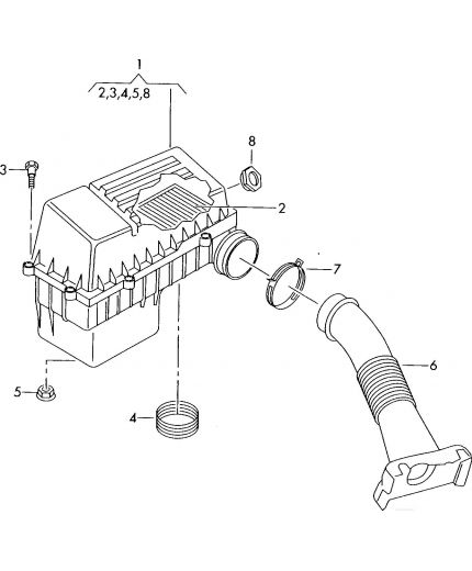 VAG Фильтр воздушный Фото 5