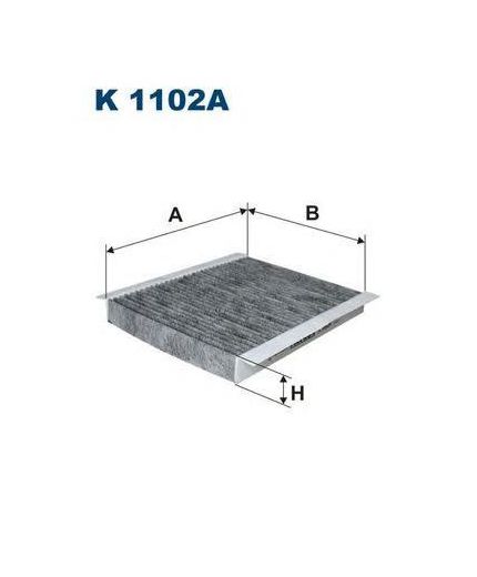 FILTRON Воздушный фильтр салона (без рамки) Фото 2