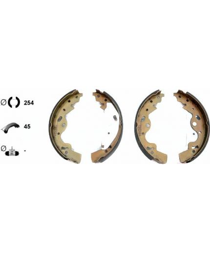 Textar Колодки барабанные задние