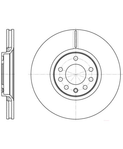 REMSA Тормозной диск передний