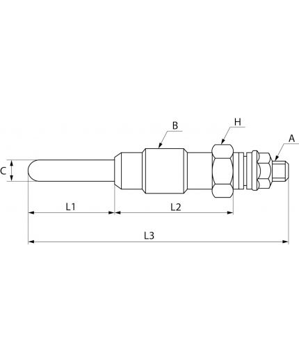 CARGO Свеча накаливания