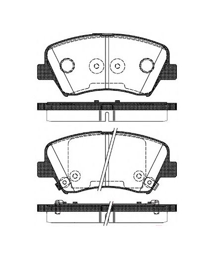 Hyundai/Kia Колодки дисковые передние