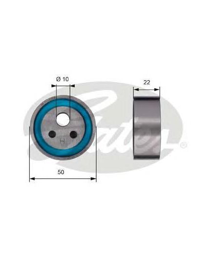 GATES Ролик натяжной