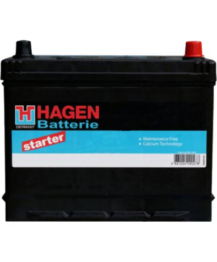 HAGEN Аккумулятор Starter 56001 510А (60 А/ч)
