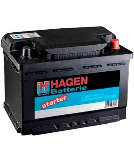 HAGEN Аккумулятор Starter 56001 510А (60 А/ч) Фото 2