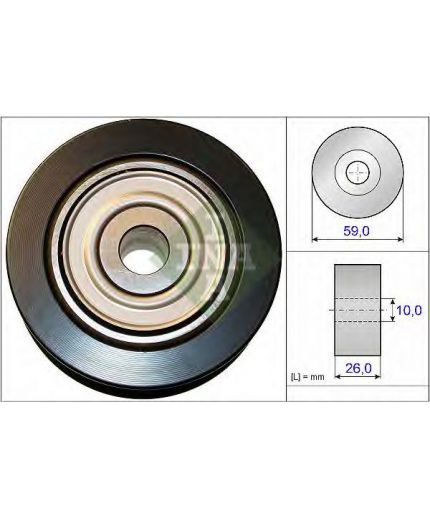 INA Ролик ГРМ