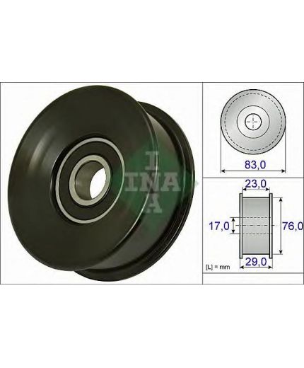 INA Ролик ГРМ Фото 2