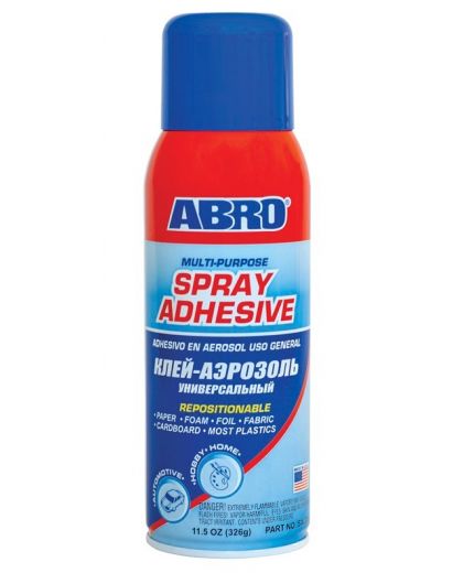 ABRO Клей аэрозольный 326г Фото 4