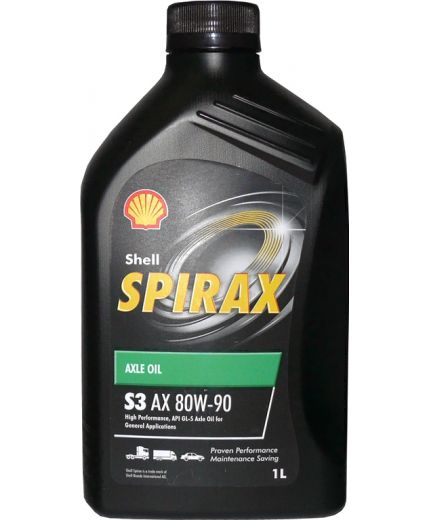 Трансмиссионное масло SHELL Spirax S3 AX 80W-90 1л Фото 2