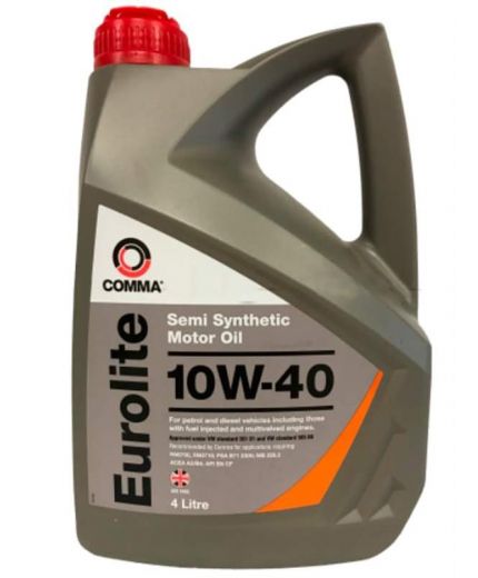 Моторное масло COMMA EUROLITE 10W-40 4л