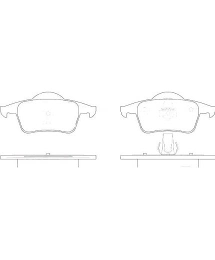 TRW Колодки дисковые задние