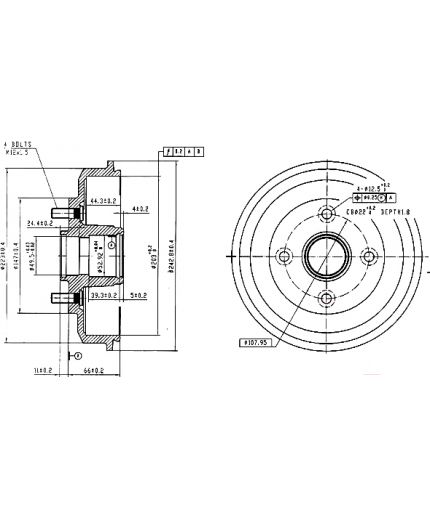 Patron Тормозной барабан