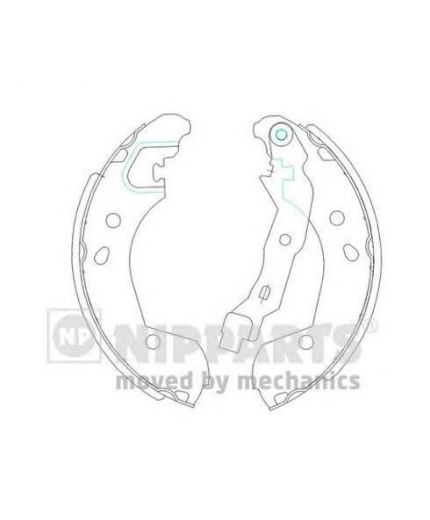 NIPPARTS Колодки дисковые Фото 2