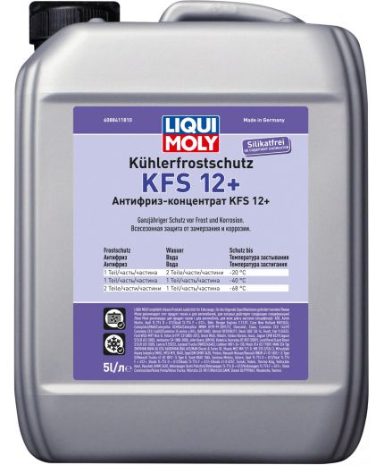 Антифриз LIQUI MOLY Kuhlerfrostschutz KFS красный 12 Plus 5л
