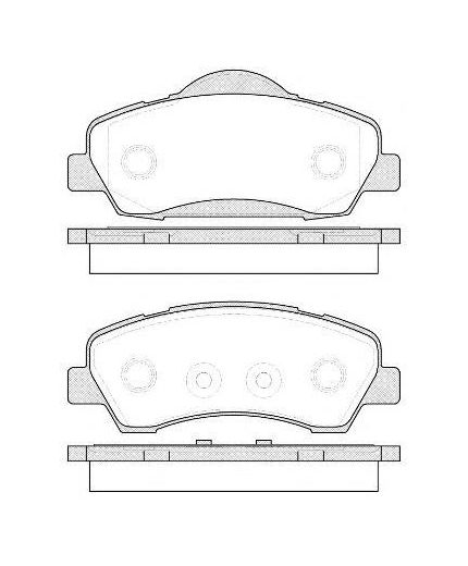 REMSA Колодки дисковые	передние