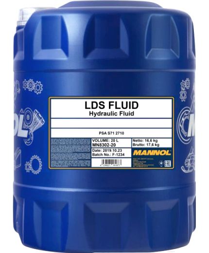 Гидравлическое масло MANNOL LDS Fluid 20л