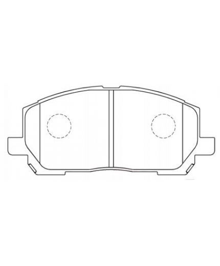 Akebono Колодки дисковые передние