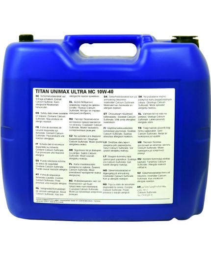 FUCHS TITAN UNIMAX ULTRA MC 10W-40 20л