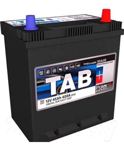 TAB Аккумулятор Polar S Asia 400А (45 А/ч)