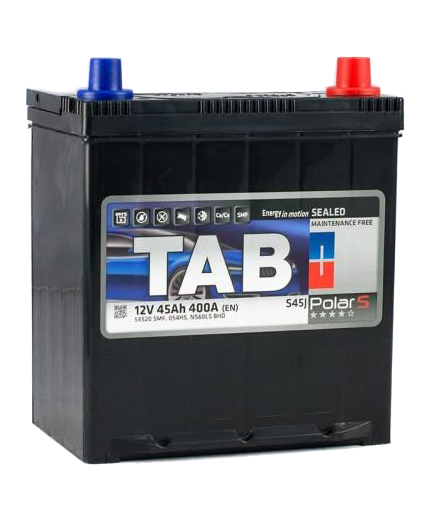 TAB Аккумулятор Polar S Asia 400А (45 А/ч) Фото 2