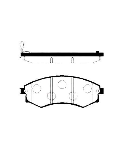 HSB Колодки дисковые передние