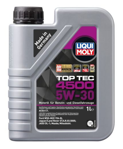 Моторное масло LIQUI MOLY Top Тес 4500 5W-30 1л Фото 2