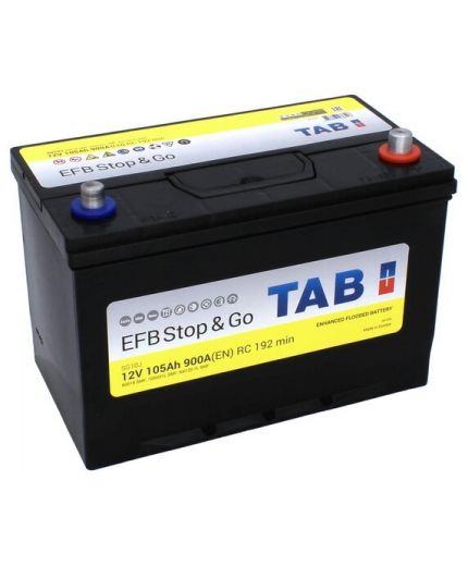 TAB Аккумулятор Stop&Go Asia EFB 105 JR 900A Фото 2