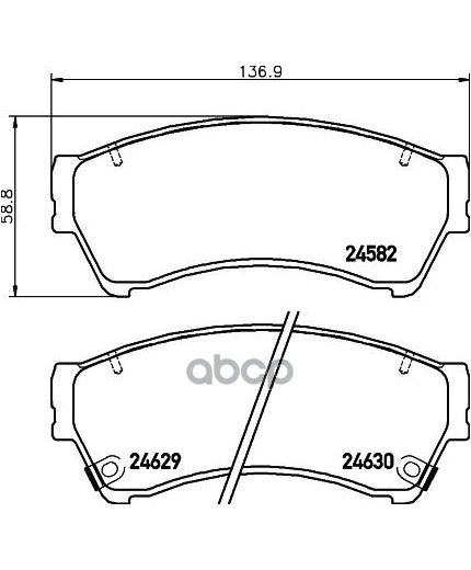 NISSHINBO Колодки дисковые передние