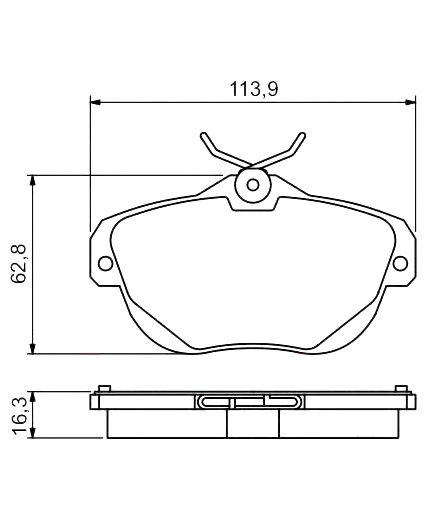 BOSCH Колодки дисковые Фото 2